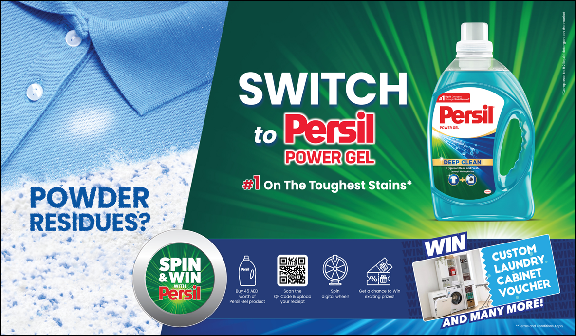 Persil Clean Gel - Spin & Win Campaign (Across GCC)